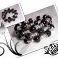 Black Elegance - Bracelets - beadwork