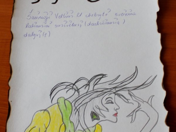 most susivėlusiam - Pencil drawing
