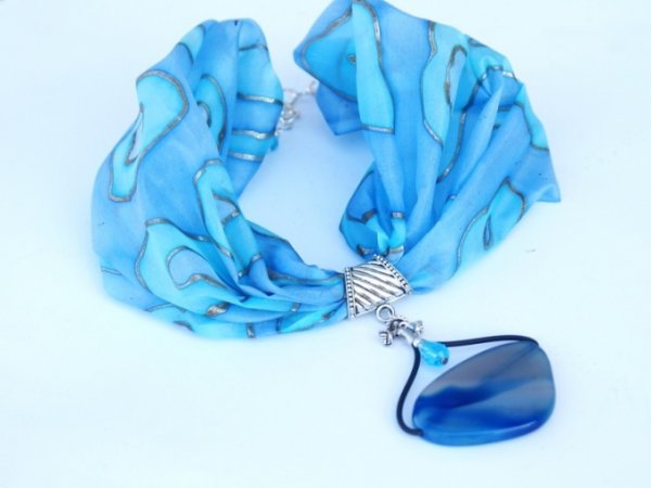 Šilko kolje "Azure " 1