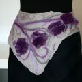Belt " violet flowers " - Accessories - felting