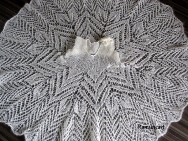 Knitted christening suknytė - Baptism clothes