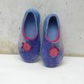 Ice flowers - Shoes & slippers - felting