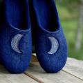 Moons - Shoes & slippers - felting
