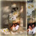Wedding anniversary - Decorated bottles - making