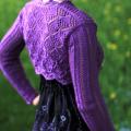 Violet bolerukas - Other knitwear - knitwork