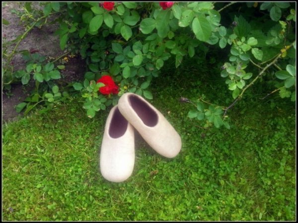 Beige tapkės - Shoes & slippers