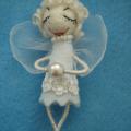 angel brooch - Brooches - felting