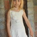 White dresses - Dresses - felting