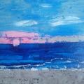 Sunset - Oil painting - drawing