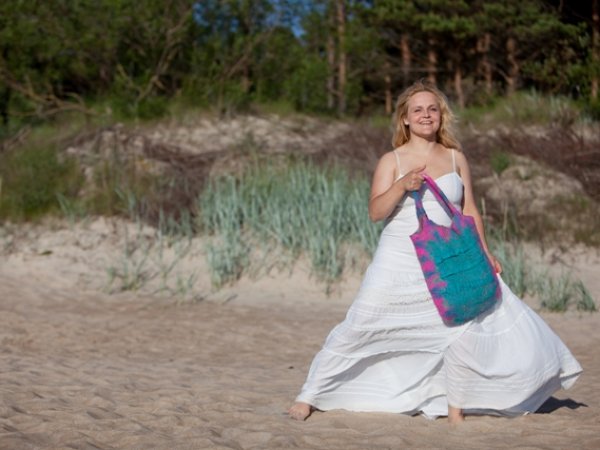 Felted by hand summer. - Handbags & wallets