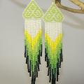 Indian style earrings from Seed - Earrings - beadwork