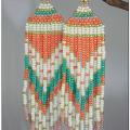 Indian style earrings from Seed - Earrings - beadwork