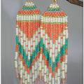 Indian style earrings from Seed - Earrings - beadwork