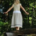 natural linen dresses - Dresses - felting