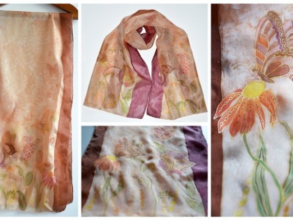 Silk scarf - Serigraphy