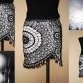 Skirt " black-and-white " - Skirts - needlework