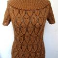 Blouse with short sleeves - Sweaters & jackets - knitwork