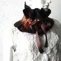 Felted merino wool apykaklaite " Autumn " - Scarves & shawls - felting