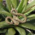 Brass pendant " Two snakes " - Metal products - making