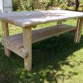 Outdoor baldai- Ash table - Woodwork - making
