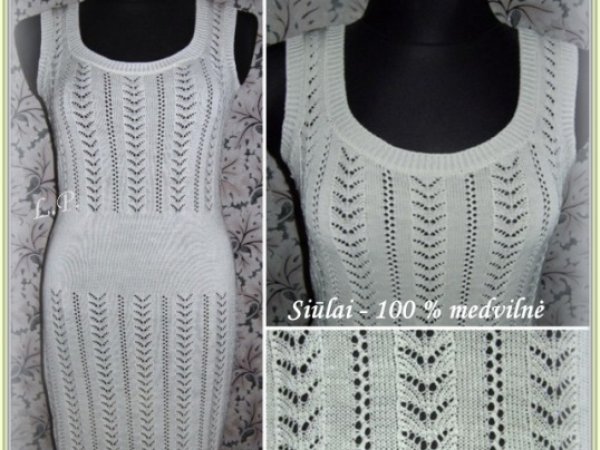 Cotton dress - Machine knitting