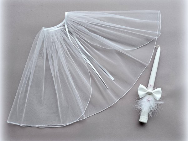 linen crocheted dress Christening - Baptism clothes
