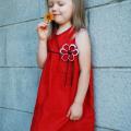 Red Flower - Dresses - sewing