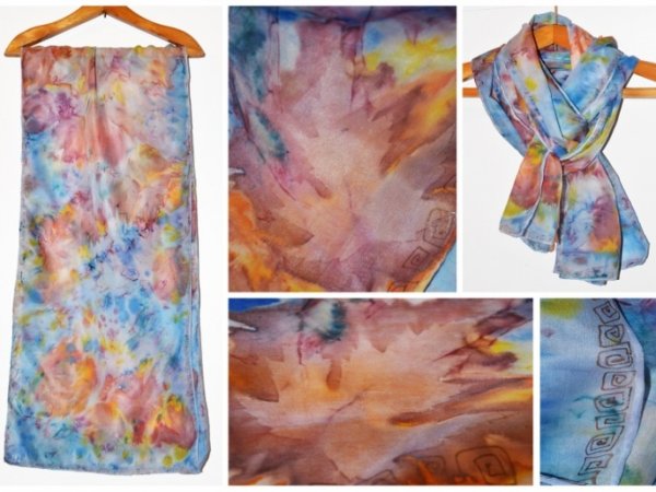 Silk scarf - Serigraphy
