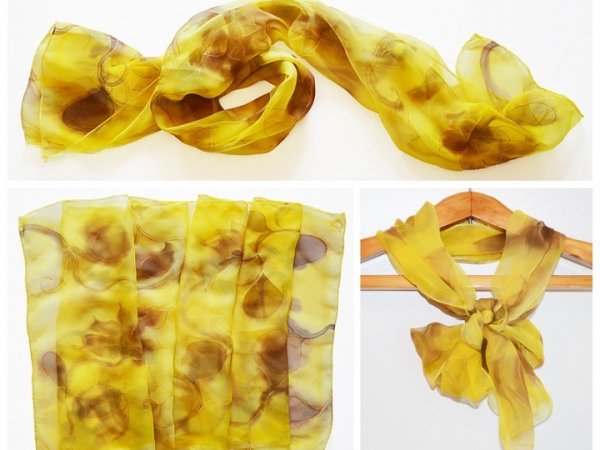 Silk scarf - Serigraphy