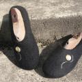 blackness - Shoes & slippers - felting