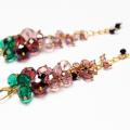 " Secret Garden " - Earrings - beadwork