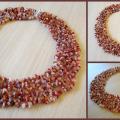 Carnelian necklace - Necklace - beadwork