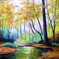 Autumn - Oil painting - drawing