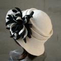 Hat " Black Astras " - Hats - felting