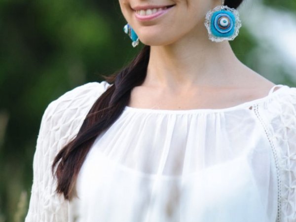 Magical turquoise - Earrings