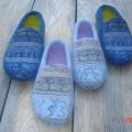 African timbers - Shoes & slippers - felting