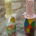 sampaniukai - Decorated bottles - making