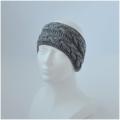 Grey headband with braids - Hats - knitwork