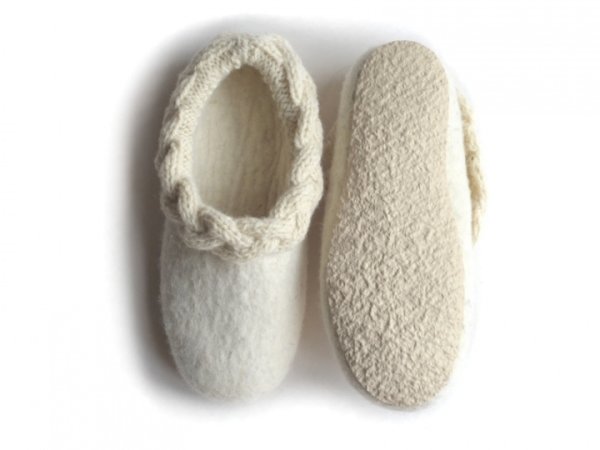 Veltinio šlepetės KASOS/ felted slippers 3