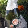 Decorated butelaitis " Rose " - Decorated bottles - making