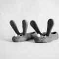 Bunnies - Shoes & slippers - felting