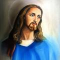 Christ - Oil painting - drawing