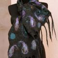 Scarf " drops " - Scarves & shawls - felting