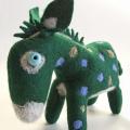 Green donkey - Dolls & toys - making