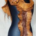 Autumn simfonija- felting processes Scarves - Scarves & shawls - felting