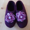 tapkutes baklazanines - Shoes & slippers - felting