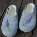 Lavender 2 - Shoes & slippers - felting