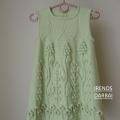 Knitted dress for - girl - Children clothes - knitwork