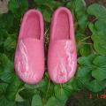 Pink dimmed - Shoes & slippers - felting