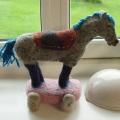 childhood rocking - Dolls & toys - felting